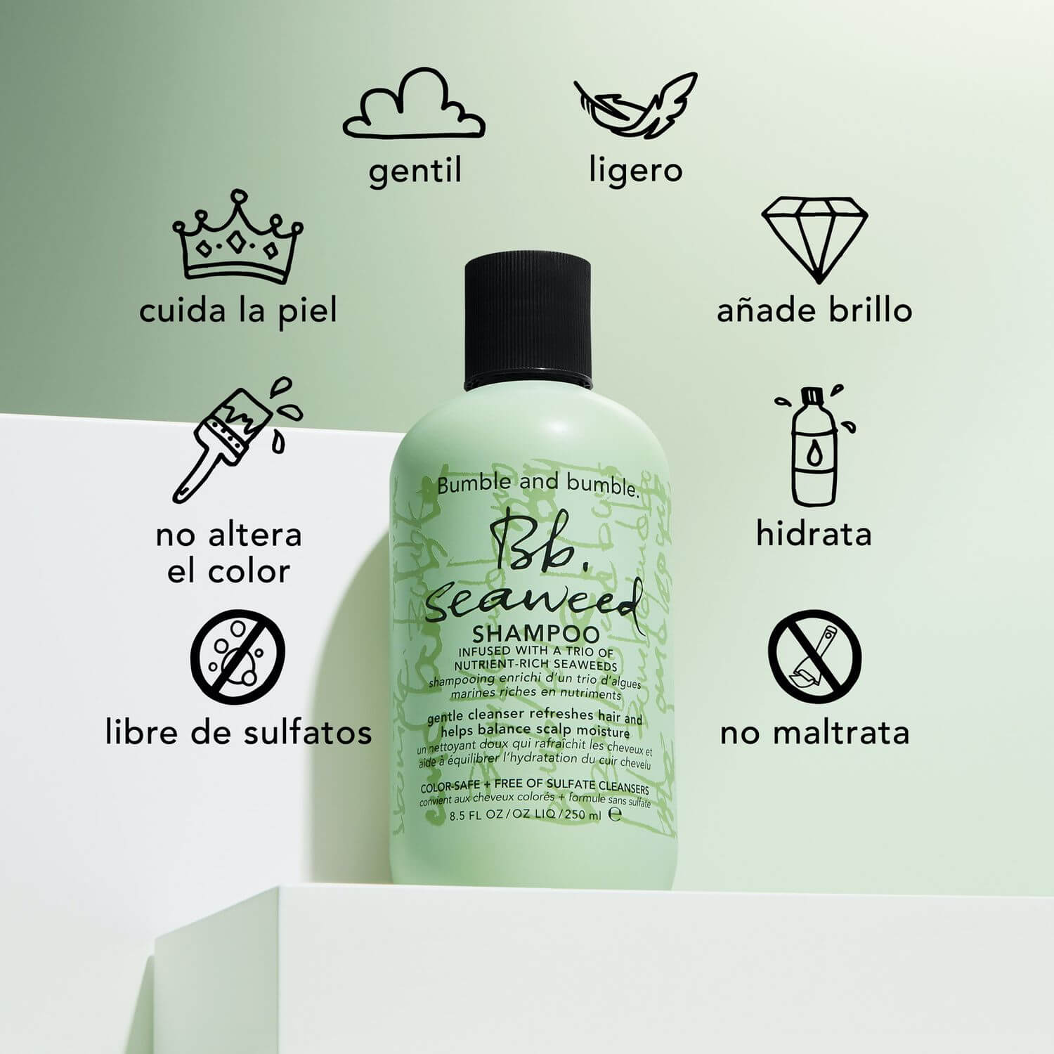 SEAWEED SHAMPOO (SHAMPOO CON EXTRACTOS DE ALGAS MARINAS)